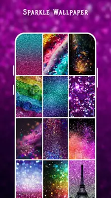 Glitter Wallpaper android App screenshot 0