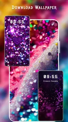 Glitter Wallpaper android App screenshot 1